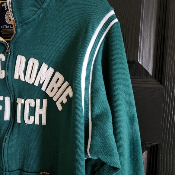 Vintage Abercrombie & Fitch Track Zip XL Embroidered Jacket - Picture 9 of 13